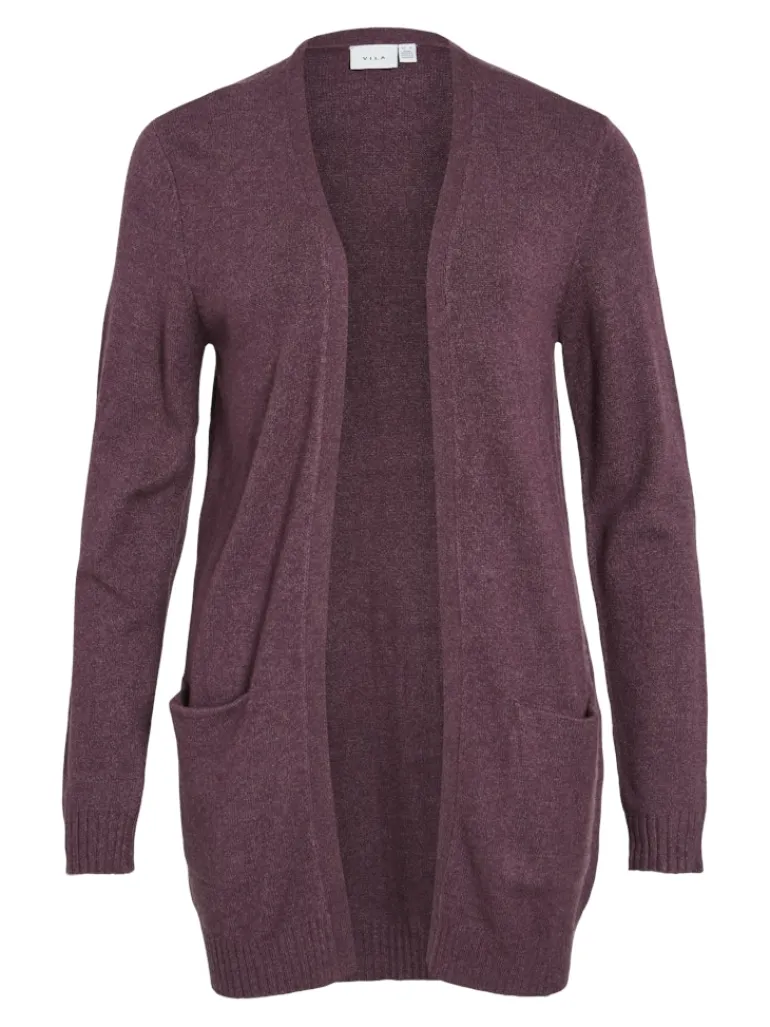 VIRIL OPEN L/S KNIT CARDIGAN - NOOS fig