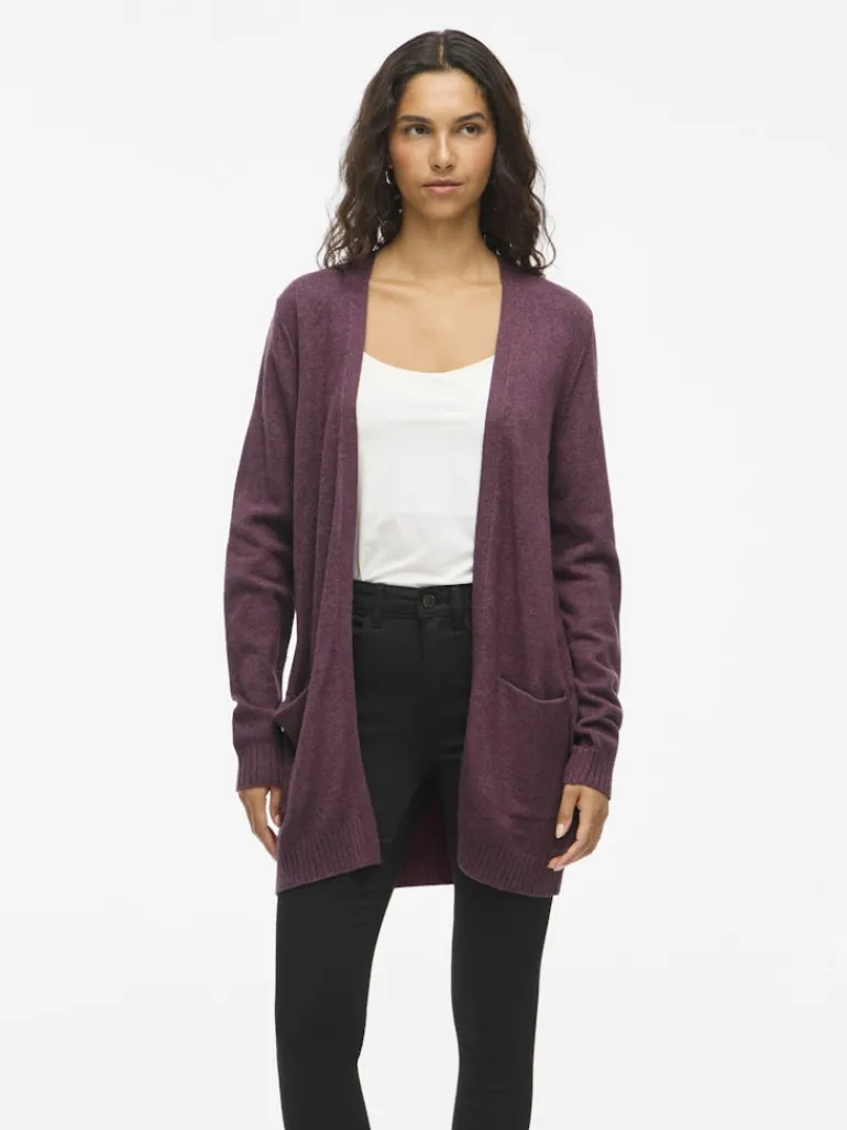 VIRIL OPEN L/S KNIT CARDIGAN - NOOS fig