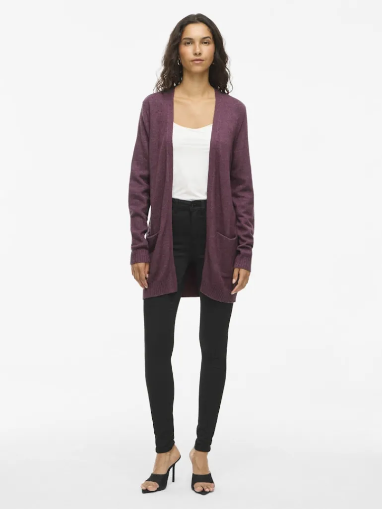 VIRIL OPEN L/S KNIT CARDIGAN - NOOS fig