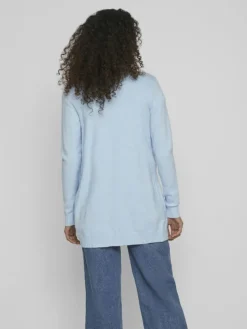 VIRIL OPEN L/S KNIT CARDIGAN - NOOS blau2