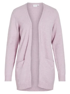 VIRIL OPEN L/S KNIT CARDIGAN - NOOS winsome orchid