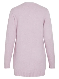 VIRIL OPEN L/S KNIT CARDIGAN - NOOS winsome orchid