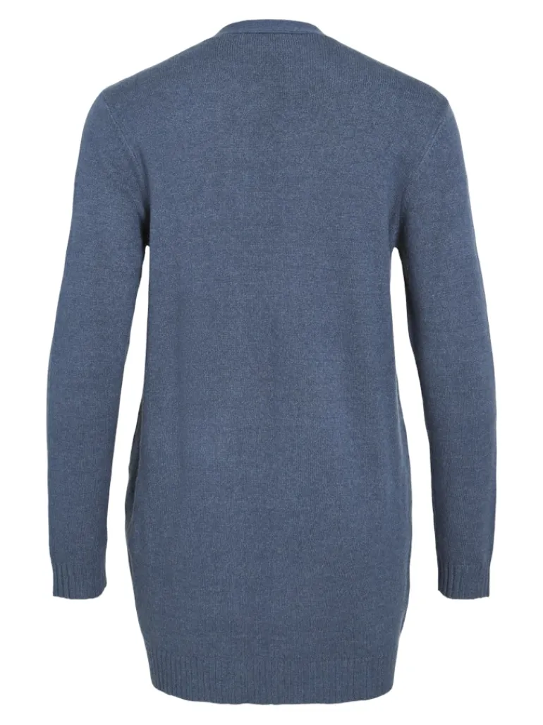 VIRIL OPEN L/S KNIT CARDIGAN - NOOS vintage indigo