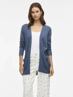 VIRIL OPEN L/S KNIT CARDIGAN - NOOS vintage indigo