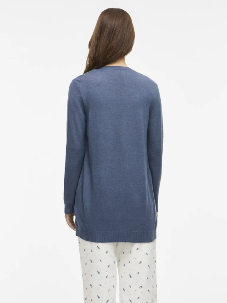 VIRIL OPEN L/S KNIT CARDIGAN - NOOS vintage indigo