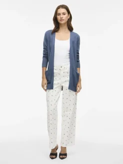 VIRIL OPEN L/S KNIT CARDIGAN - NOOS vintage indigo