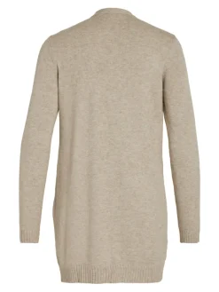 VIRIL OPEN L/S KNIT CARDIGAN - NOOS hellbraun1