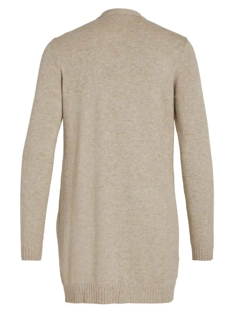 VIRIL OPEN L/S KNIT CARDIGAN - NOOS hellbraun1