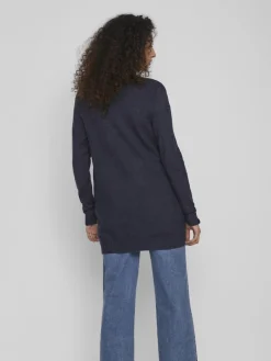 VIRIL OPEN L/S KNIT CARDIGAN - NOOS blau4