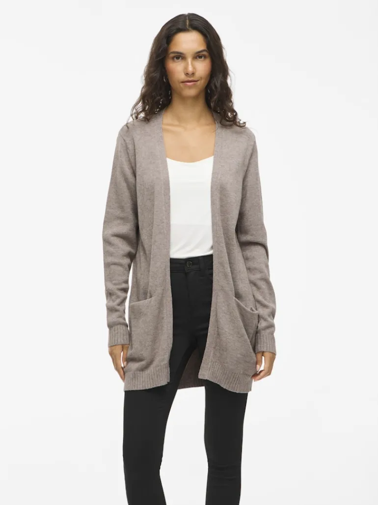 VIRIL OPEN L/S KNIT CARDIGAN - NOOS falcon