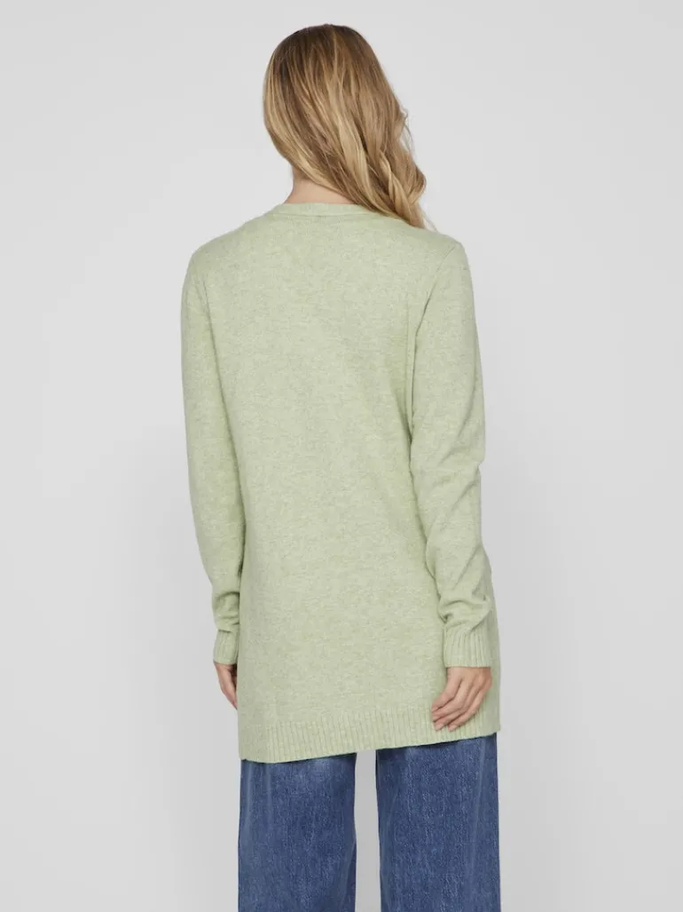 VIRIL OPEN L/S KNIT CARDIGAN - NOOS grün3