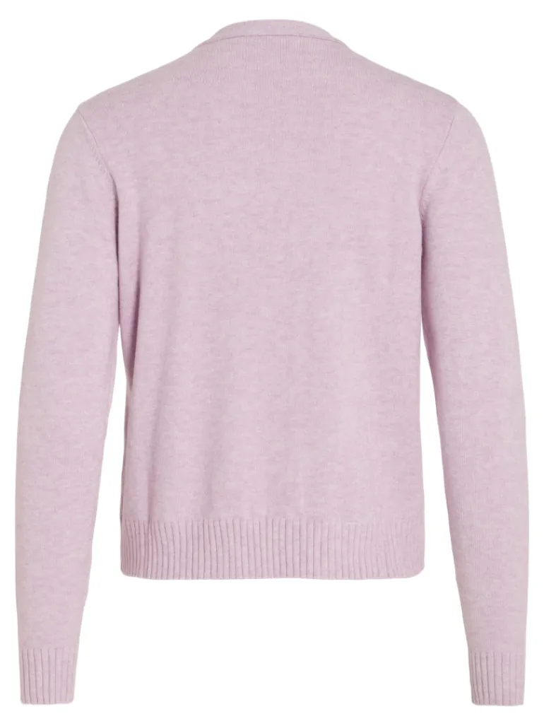 VIRIL SHORT L/S KNIT CARDIGAN-NOOS winsome orchid