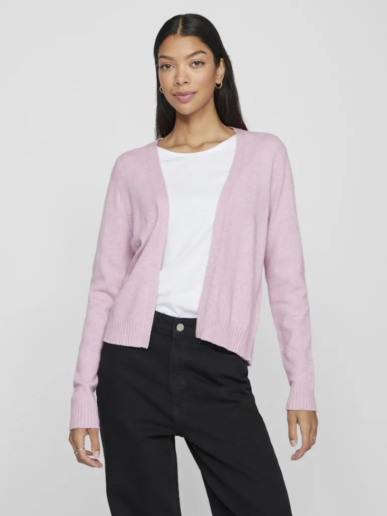 VIRIL SHORT L/S KNIT CARDIGAN-NOOS winsome orchid