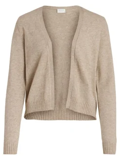 VIRIL SHORT L/S KNIT CARDIGAN-NOOS natural melange