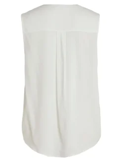 VIROMA V-NECK S/L TOP - NOOS snow white