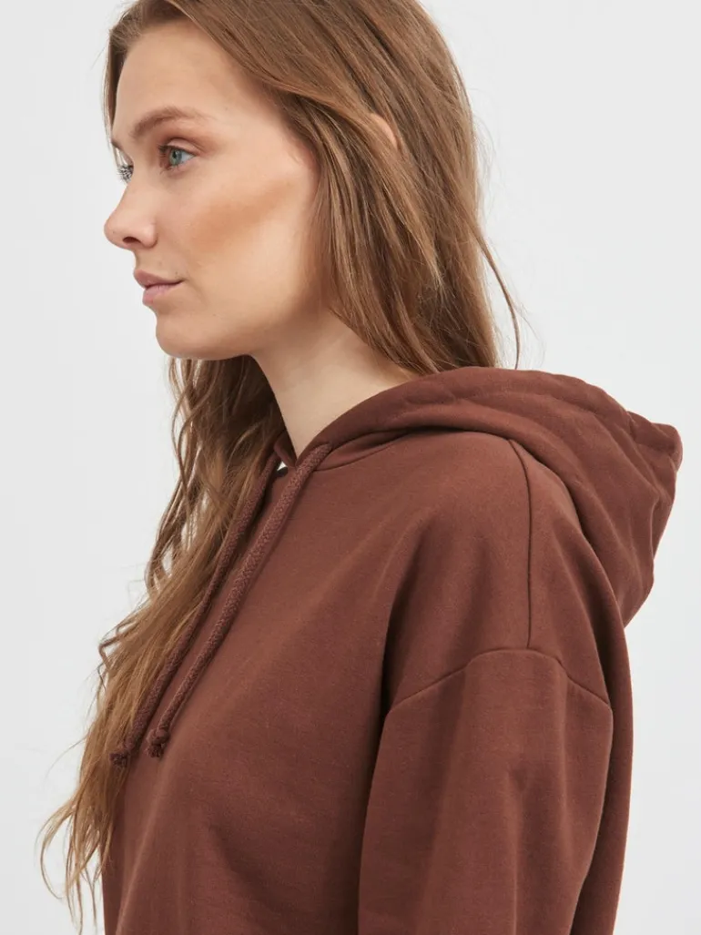 VIRUSTIE SWEAT HOODIE TOP - NOOS chocolate lab