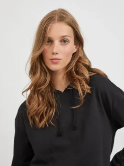 VIRUSTIE SWEAT HOODIE TOP - NOOS black