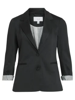 VISAGA L/S JERSEY BLAZER /KA black