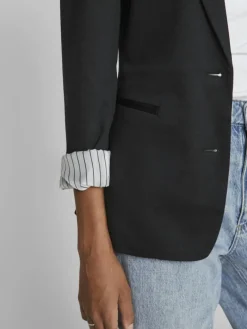 VISAGA L/S JERSEY BLAZER /KA black