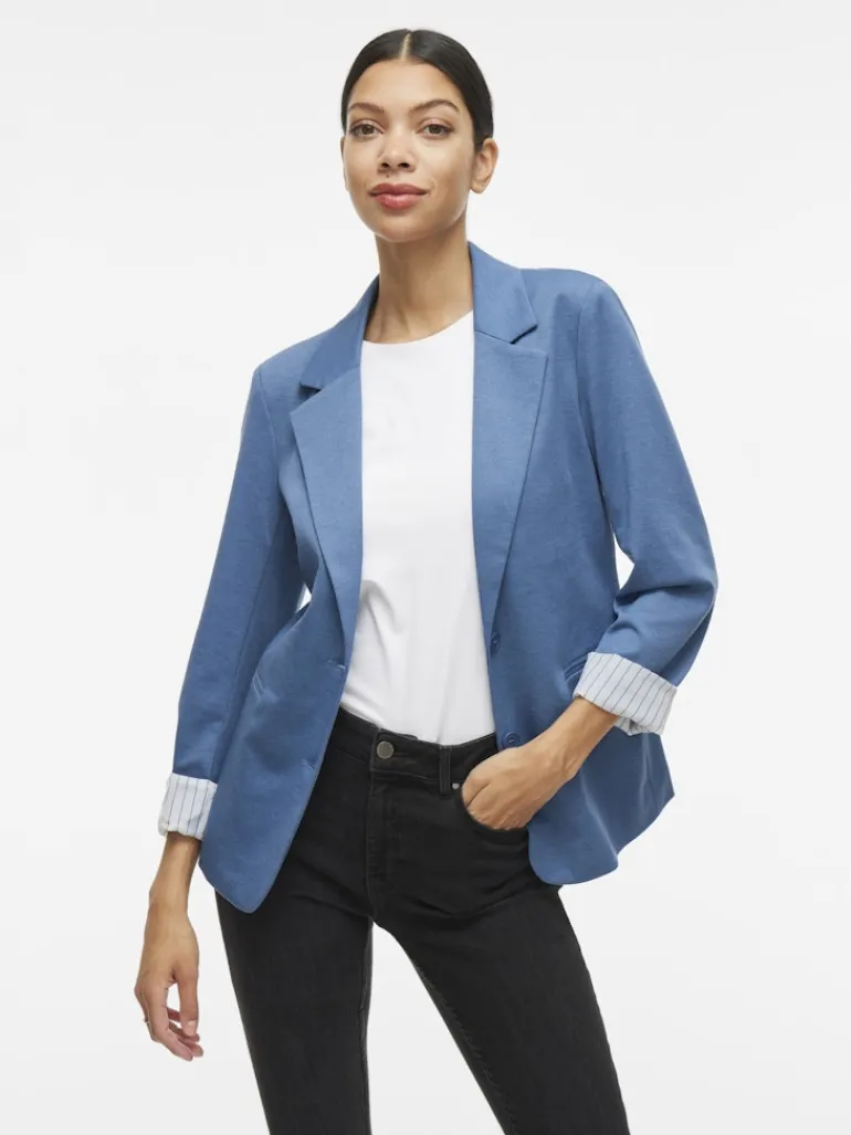 VISAGA L/S JERSEY BLAZER/3/KA coronet blue