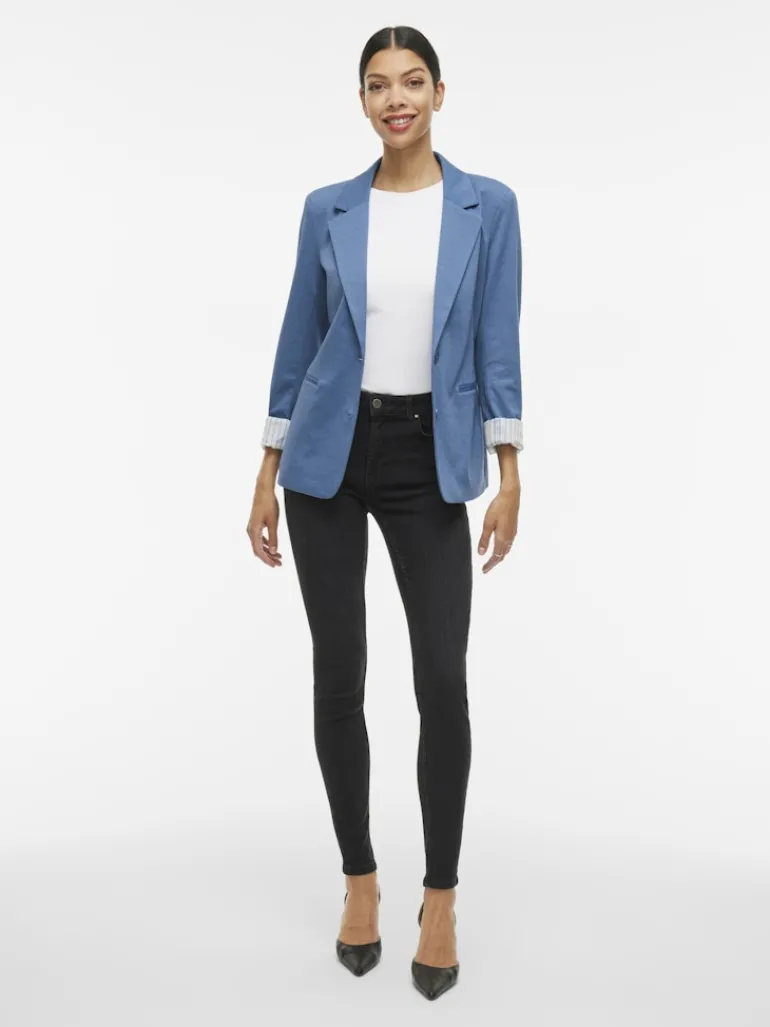 VISAGA L/S JERSEY BLAZER/3/KA coronet blue
