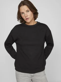 VISANDY L/S SWEAT TOP - NOOS black