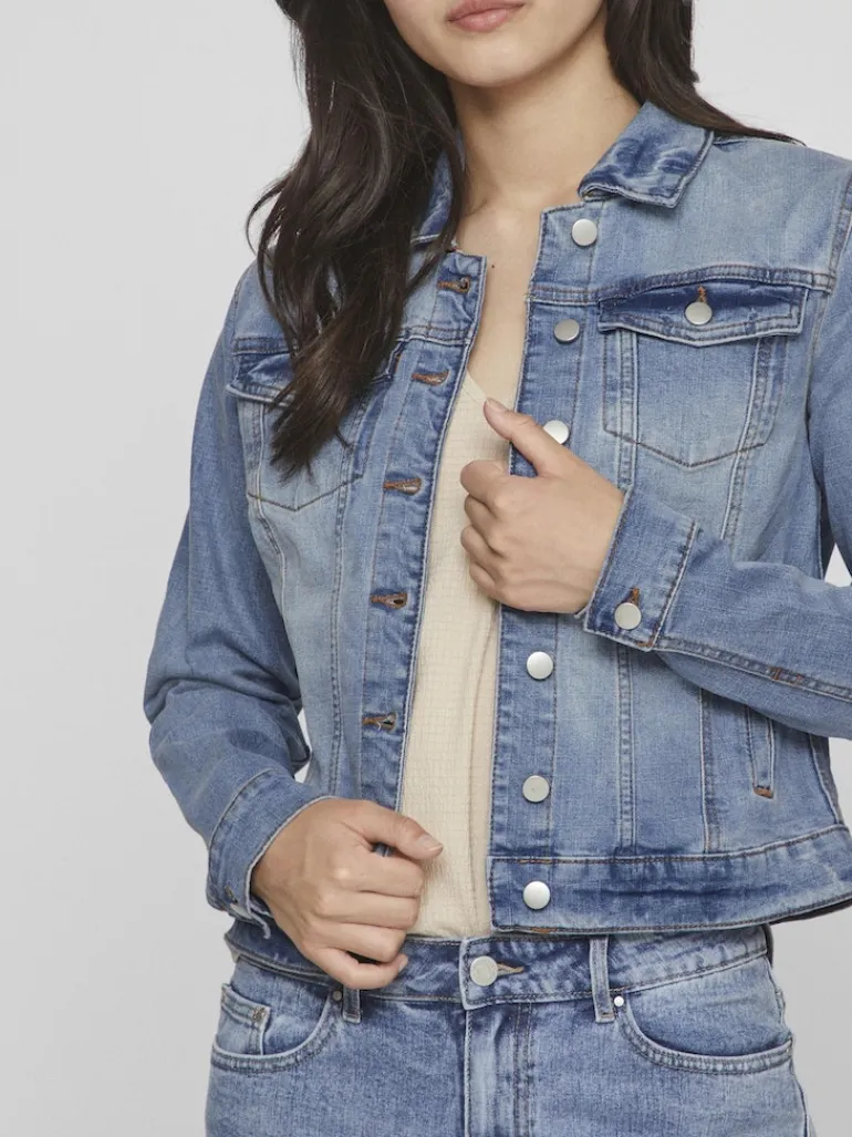 VISHOW NEW L/S DENIM JACKET - NOOS light blue denim