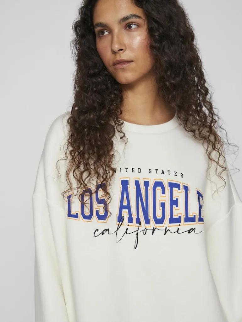 VISIF OVERSIZE SWEAT TOP optical snow1