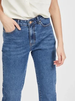 VISTRAY DL RW STRAIGHT JEANS MBD - NOOS medium blue denim
