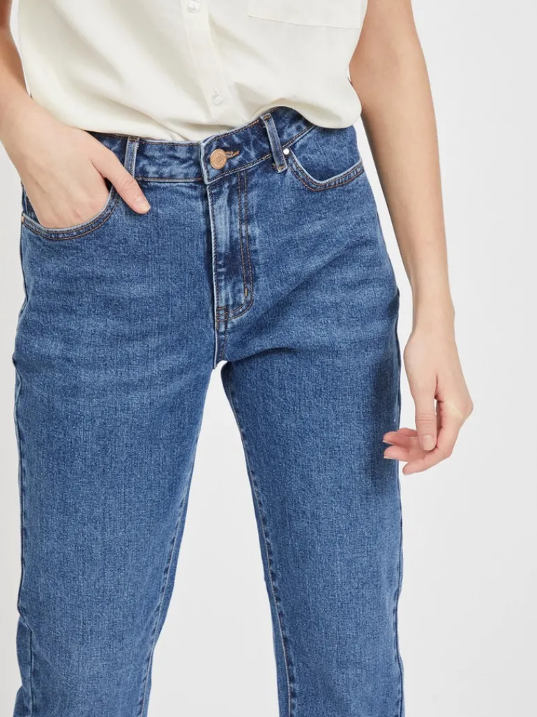 VISTRAY DL RW STRAIGHT JEANS MBD - NOOS medium blue denim