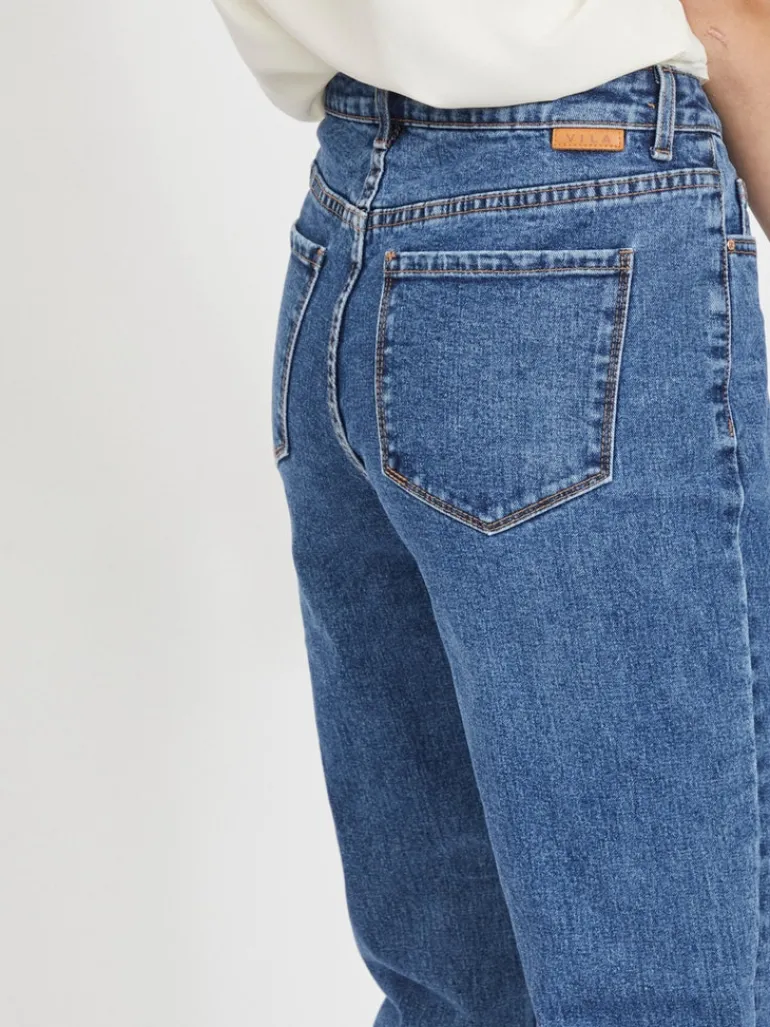 VISTRAY DL RW STRAIGHT JEANS MBD - NOOS medium blue denim