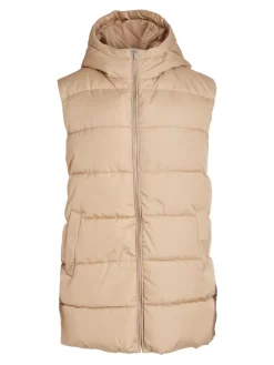 VITATE S/L PUFFER VEST - NOOS sesame