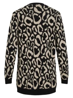 VITIF OPEN L/S KNIT CARDIGAN - NOOS black beauty