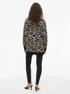 VITIF OPEN L/S KNIT CARDIGAN - NOOS black beauty