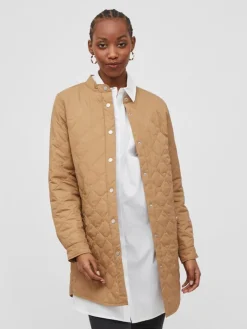 VITRISH QUILTED JACKET/SU - NOOS tigers eye