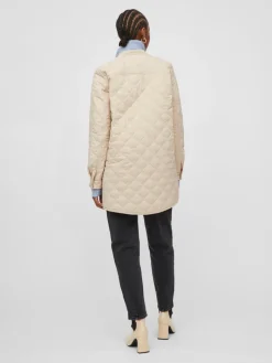 VITRISH QUILTED JACKET/SU - NOOS cement