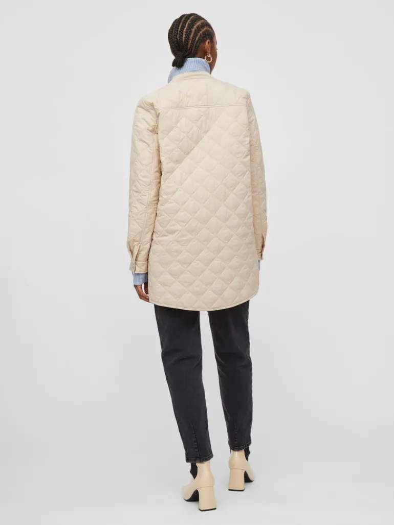 VITRISH QUILTED JACKET/SU - NOOS cement