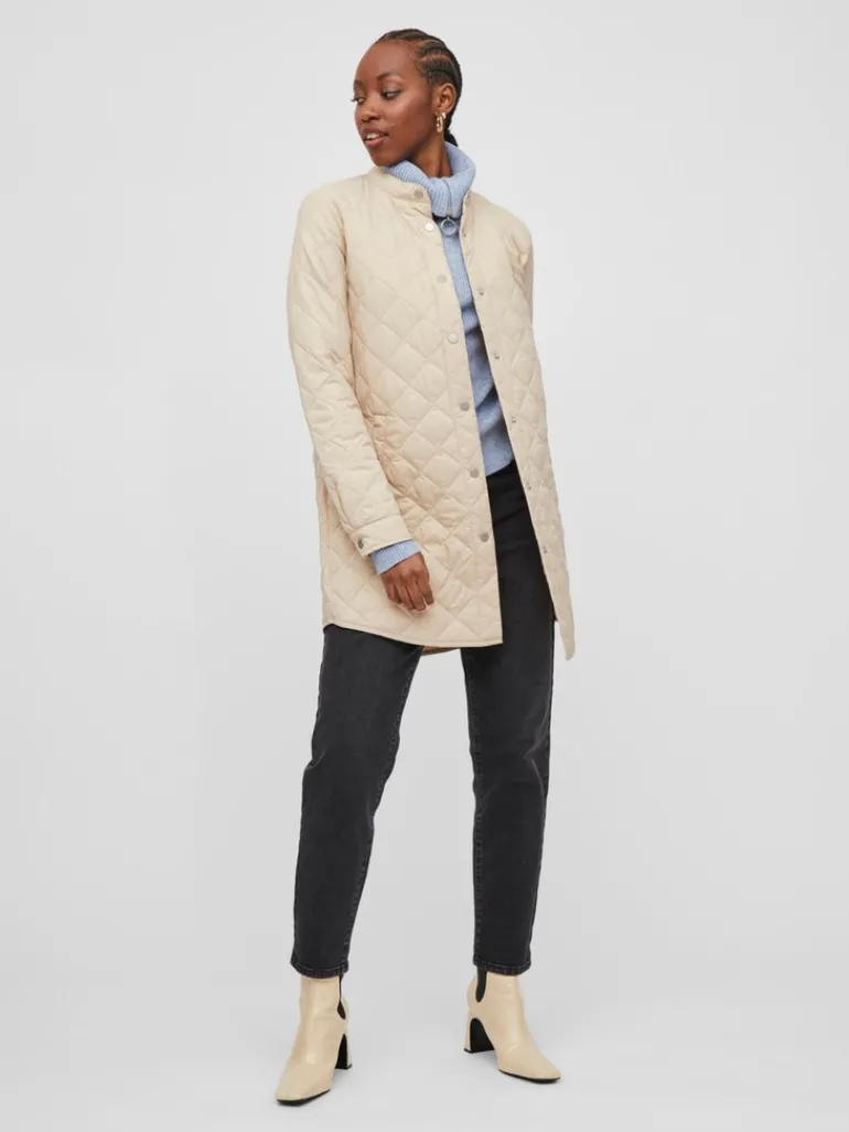VITRISH QUILTED JACKET/SU - NOOS cement