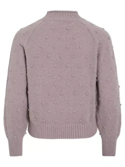 VITULI O-NECK L/S KNIT TOP/SU/PB/1 toadstool