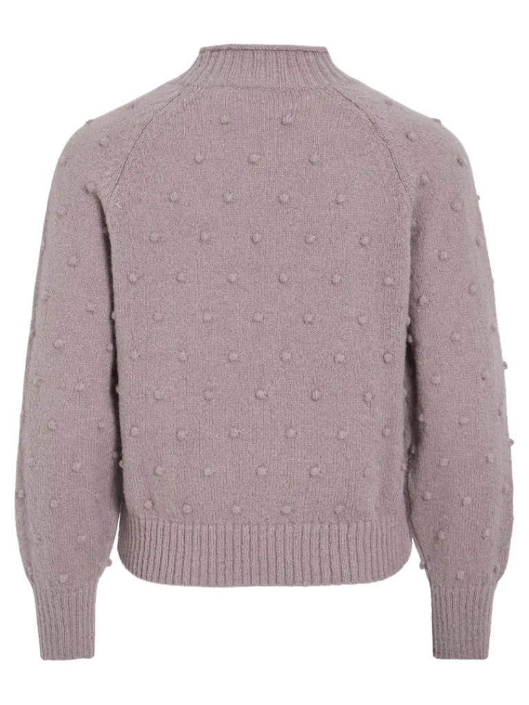 VITULI O-NECK L/S KNIT TOP/SU/PB/1 toadstool