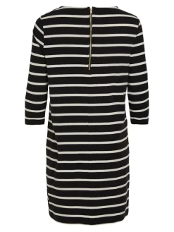VIVINNY 3/4 DRESS/LS black-cloud dancer