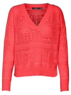 VMABRIL LS V-NECK PULLOVER GA BOO cayenne