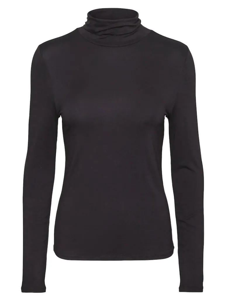VMALBERTE LS ROLLNECK TOP JRS NOOS black