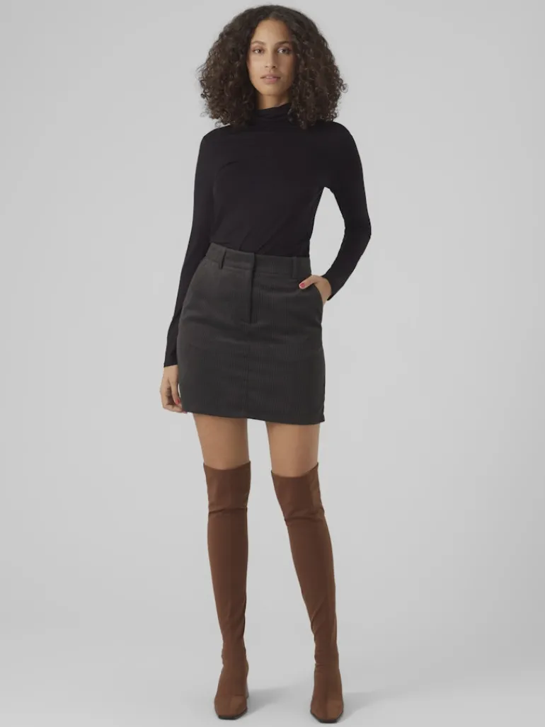 VMALBERTE LS ROLLNECK TOP JRS NOOS black