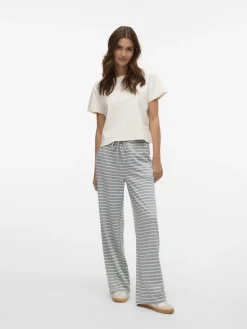 VMALMA WIDE PANT EXP light grey melange