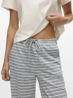 VMALMA WIDE PANT EXP light grey melange