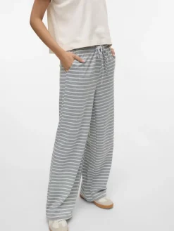 VMALMA WIDE PANT EXP light grey melange
