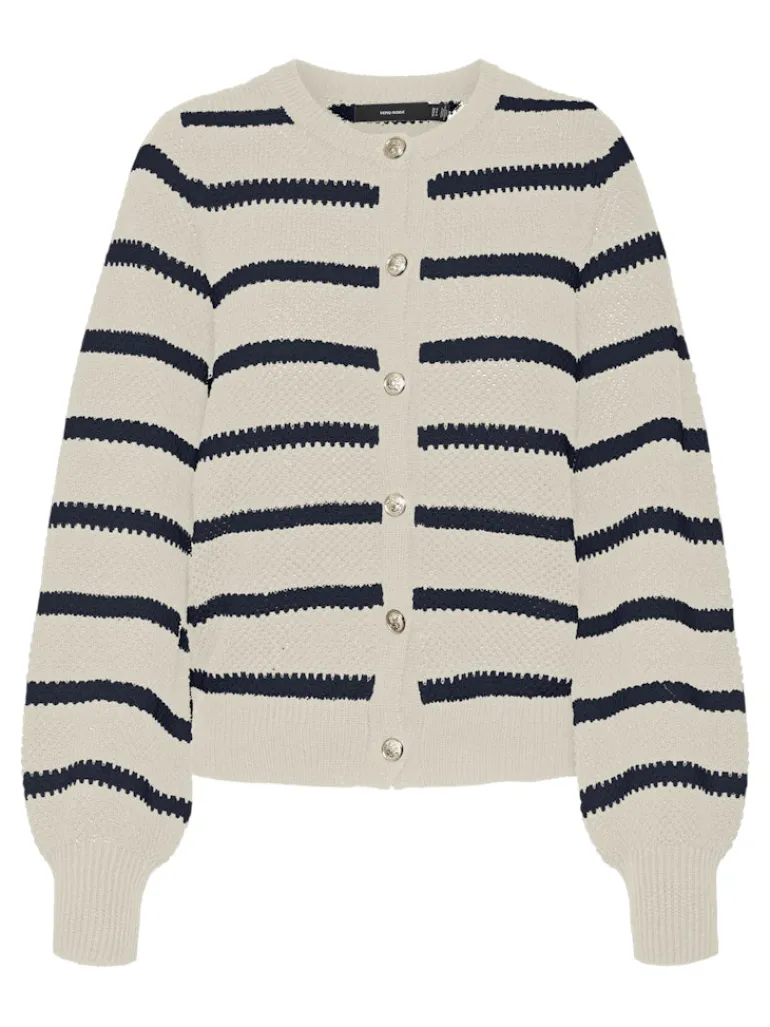 VMAMAZING LS O-NECK CARDIGAN GA BOO birch