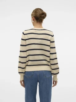 VMAMAZING LS O-NECK CARDIGAN GA BOO birch