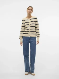 VMAMAZING LS O-NECK CARDIGAN GA BOO birch